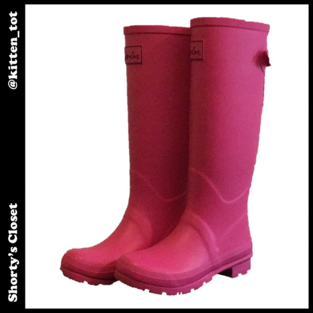🚫SOLD🚫-EUC Pink Joules Field Wellies